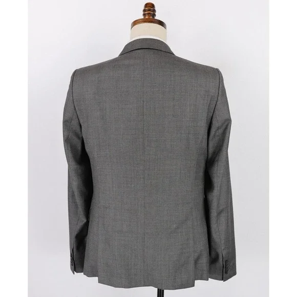 Acne Wall Street Jacket Size 38S Blazer Sport Coat Gray 100% Wool 2-Button